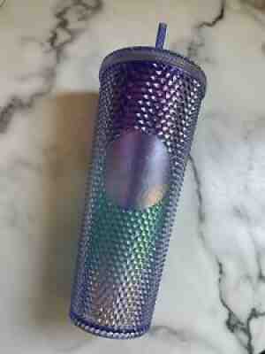 Starbucks Summer 2021 Series Purple and Turquoise Ombre Studded Bling Tumbler - Sold on eBay Jun 29, 2021 for $57.00