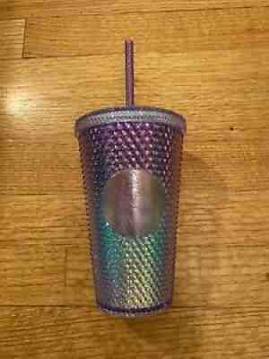 Starbucks Summer 2021 Mermaid Purple & Turquoise - Teal- studded 16oz tumbler - Sold on eBay Jul 14, 2021 for $29.99