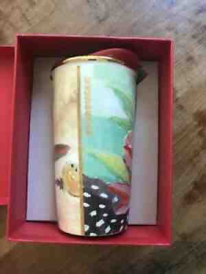 Starbucks 2014 floral ceramic tumbler, 10 fl. oz., nwt, in original box - Sold on eBay Aug 05, 2021 for $16.00