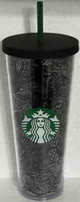 2014 STARBUCKS 24 Oz. Acrylic VENTI Cold Cup Tumbler BLACK CIRCLE LINES WEB Rare - Sold on eBay Jun 19, 2021 for $39.00