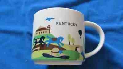 Starbucks "You Are Here" Kentucky 2014 14oz Coffee Mug Cup - Sold on eBay Jun 16, 2021 for $12.00