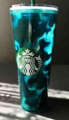 Starbucks Blue Marble Tumbler Teal Turquoise Tortoise Green 2020 Summer 24oz NEW - Sold on eBay Jul 17, 2021 for $33.00