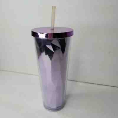 Starbucks Purple Prism Acrylic 2014 Cold Cup 24 Oz Seal & Straw BPA Free - Sold on eBay Sep 09, 2021 for $19.00
