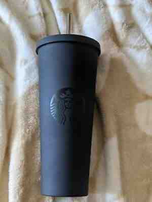 STARBUCKS 2014 BLACK MATTE ACRYLIC COLD CUP TUMBLER VENTI 24 OZ Rare - Sold on eBay Jul 18, 2021 for $152.50
