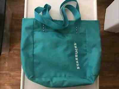 Starbucks Aqua Green Canvas Tote By Gemline 1328B-13483 - Sold on eBay Aug 16, 2021 for $5.00