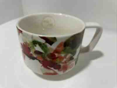 2014 Starbucks Floral Watercolors Mug Cup 02/08 Artisan Series Cherries 12 oz - Sold on eBay Aug 22, 2021 for $6.00