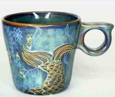 Starbucks Mermaid Siren's Tail 2014 Anniversary Collection 12 oz. Coffee Mug Cup - Sold on eBay Jul 07, 2021 for $31.00