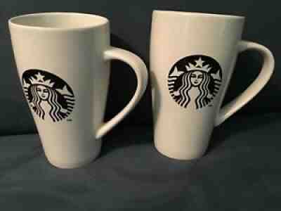 2 Starbucks Coffee 18oz Ceramic Mug Tea Cup Black Siren Logo 2014 - Sold on eBay Jul 16, 2021 for $14.99