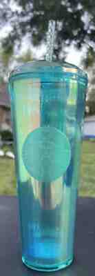 Starbucks 2021 Kaleidoscope Turquoise Prism Teal Diamond Tumbler Cold Cup Venti - Sold on eBay Sep 04, 2021 for $32.00