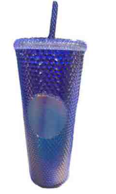 Starbucks Summer 2021 Release Mermaid Purple & Turquoise ombrÃ© studded tumbler - Sold on eBay Jun 23, 2021 for $45.00