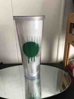 24 OZ STARBUCKS 2014 Cold Cup GRAFFITI Tumbler LID & STRAW Green Dot Paint - Sold on eBay Jul 17, 2021 for $20.00