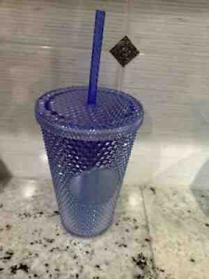 Starbucks Summer 2021 Mermaid Purple & Turquoise ombrÃ© studded 16oz tumbler - Sold on eBay Jul 18, 2021 for $33.00