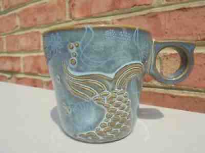 Starbucks 2014 Anniversary Siren Mug Mermaid Tail 12 Oz Coffee Cup - Sold on eBay Aug 08, 2021 for $26.99