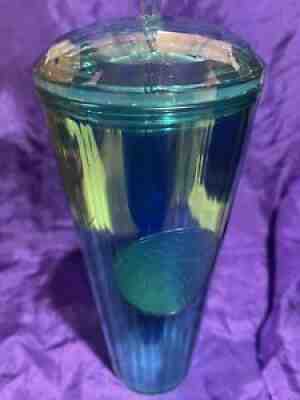 Starbucks 2021 Summer Turquoise Teal Blue Iridescent Kaleidoscopic Cup. - Sold on eBay Jul 18, 2021 for $29.99