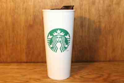Starbucks Classic Ceramic Tumbler 2014 16oz w/Lid Coffee Mug Travel Cup - Sold on eBay Aug 17, 2021 for $9.99
