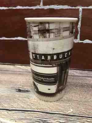 2016 STARBUCKS SEATTLE Street Scene 12 oz. CERAMIC TUMBLER TRAVEL MUG NO LID - Sold on eBay Jul 06, 2021 for $9.50