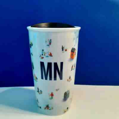 Starbucks Minnesota Outdoor Snow Scene 12 oz Ceramic Travel Tumbler Mug MN - Sold on eBay Jul 18, 2021 for $69.95