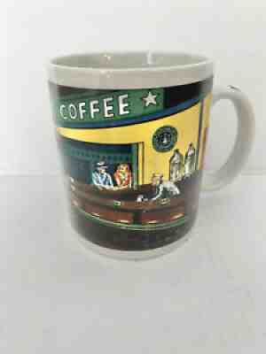 Starbucks Chaleur Nighthawks Diner Mug Coffee Shop Scene D Burrows Design Cup - Sold on eBay Jul 18, 2021 for $12.00