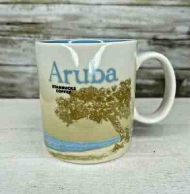 Starbucks ARUBA 16oz Mug Wind Surfer Turquoise Interior Global Icon Series 2012 - Sold on eBay Aug 21, 2021 for $27.97
