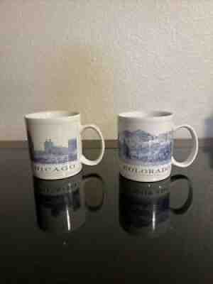 Lot of 2 STARBUCKS Architect Mug - City Scene Colorado And Chicago - Sold on eBay Jul 28, 2021 for $19.99