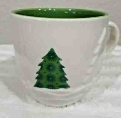 Starbucks 2006 Coffee Mug 3D Christmas Tree Winter Sledding Scene Holiday 16 oz - Sold on eBay Jul 18, 2021 for $12.95