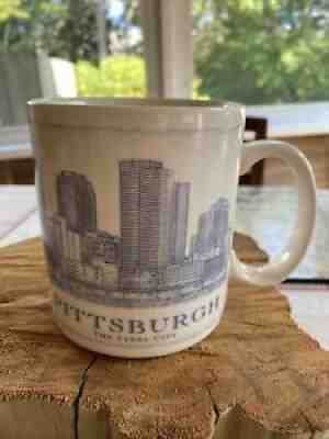 Starbucks 2007 Pittsburgh ,Collectible Architectural Mug 18 Oz Coffee City Scape - Sold on eBay Aug 03, 2021 for $23.00