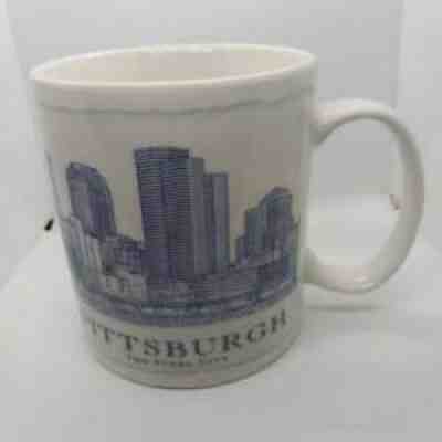 Starbucks City Mug 2007 Architecture Series Pittsburgh Skyline Steel City 18 oz - Sold on eBay Sep 08, 2021 for $19.99