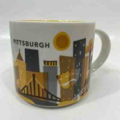 Starbucks Coffee Mug Pittsburgh PA 2013 You Are Here YAH Landmarks Skyline - Sold on eBay Aug 29, 2021 for $14.76