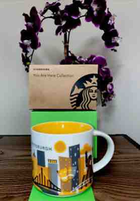 Starbucks PITTSBURGH Global Icon City Green Tea CUP Coffee MUG SOUVENIR YAH - Sold on eBay Aug 28, 2021 for $29.98