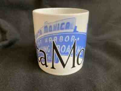 1994 Starbucks City Collector Series Mug Santa Monica - Yacht Harbor Sign - Sold on eBay Aug 10, 2021 for $25.99