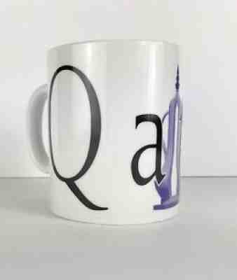 STARBUCKS Collector Series QATAR Coffee Cup MUG 1994 - Sold on eBay Aug 07, 2021 for $24.50