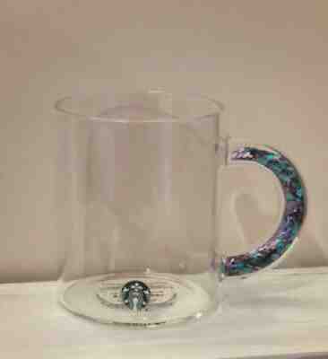 Starbucks Fall 2021 Pre-Release Glass 12 oz Confetti Handle Mug, Brand New - Sold on eBay Aug 21, 2021 for $15.50