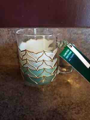 Starbucks Spring 2021 50th Anniversary LIMITED ED. Siren Tail ð???12oz Glass Mug - Sold on eBay Jun 23, 2021 for $18.99