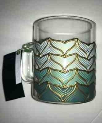 Starbucks 50th Anniversary Mermaid Glass Cup Mug 12oz NWT - Sold on eBay Jun 18, 2021 for $19.40