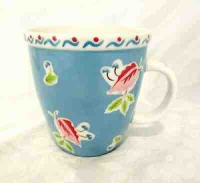 2004 Starbucks Abbey 18 oz Ceramic Blue Floral Mug 18 ounce - Sold on eBay Aug 23, 2021 for $24.95