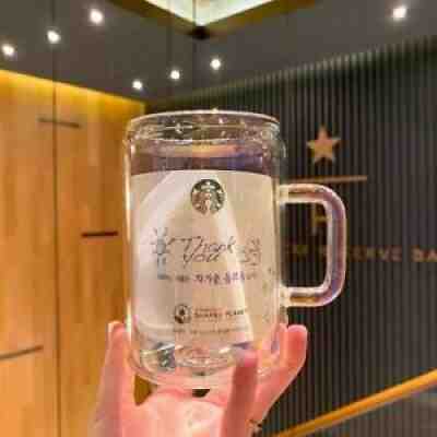 HOT Starbucks Dazzle Colour Glass Large Wine Cup Mug Korea Limited Edition - Sold on eBay Jun 16, 2021 for $24.00