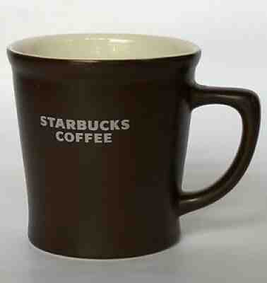 STARBUCKS 2008 Chocolate Brown Abbey Advertising Jumbo Coffee 16 oz Mug/Cup - Sold on eBay Aug 01, 2021 for $12.99