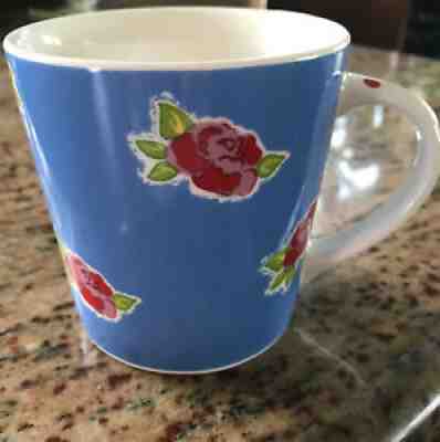 2004 Starbucks Abbey Barista Large Coffee Cup 18 oz Blue Floral Mug Rare Duper - Sold on eBay Jul 03, 2021 for $14.99