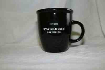Rare 2001 Starbucks Abbey Barista Coffee Mug 14oz Black Ceramic Estd 1971 - Sold on eBay Aug 18, 2021 for $13.99