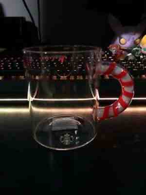 Starbucks Holiday 2020 Glass 12oz Candy Cane Handle Mug Cup Christmas Brand New - Sold on eBay Aug 26, 2021 for $25.00