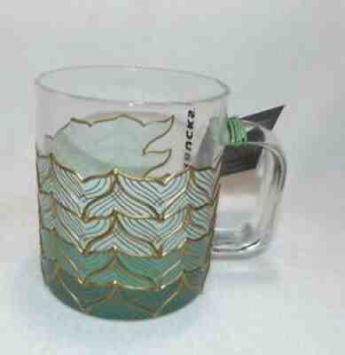 Starbucks Limited Edition 50 Years Anniversary Siren Mermaid Tail Glass Mug NWT - Sold on eBay Jul 19, 2021 for $32.44