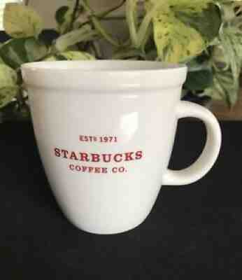 Starbucks Coffee Co Est 1971 Red Abbey 18 oz Coffee Tea Mug 2007 Holiday Retired - Sold on eBay Aug 16, 2021 for $12.75