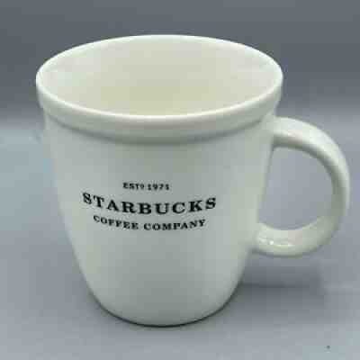 Starbucks Mug 18oz Barista Abbey White 2006 Ceramic Starbucks Coffee Co Est 1971 - Sold on eBay Sep 01, 2021 for $18.75