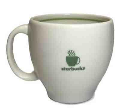 Starbucks 2003 Barista Abbey Coffee Mug ~ Green Steaming Cup Logo ~ Tea ~ 12 oz - Sold on eBay Aug 10, 2021 for $9.33