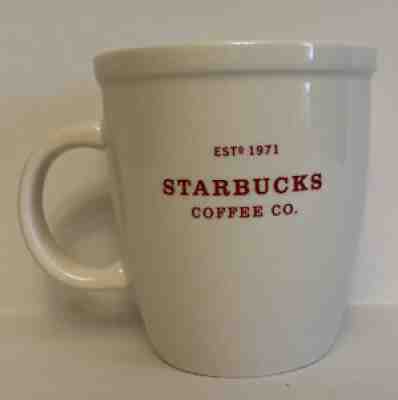 Starbucks Coffee Co Est 1971 Red Abbey 18 oz Coffee Tea Mug 2007 Holiday Retired - Sold on eBay Jul 18, 2021 for $18.00