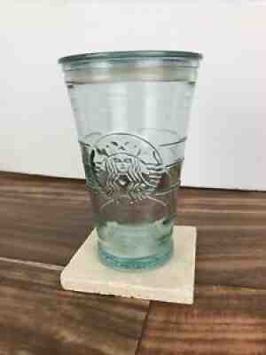 Starbucks Green Glass Made in Spain 16 Oz. Cold Drink Coffee/Tea Tumbler/Mug - Sold on eBay Jul 15, 2021 for $7.99