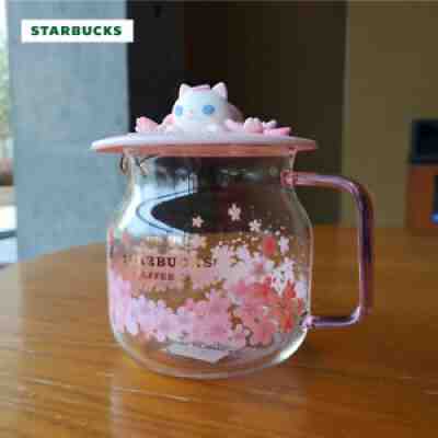 Starbucks Korea Sakura Coffee Mug Pear Blossom Glass Cup Milk Jug pot 570ml Gift - Sold on eBay Jul 30, 2021 for $26.99