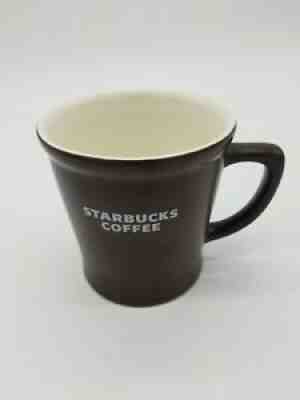 Starbucks Coffee Mug Brown Abbey Cup White Block Letters 2008 16 Oz Ceramic - Sold on eBay Jul 26, 2021 for $11.20