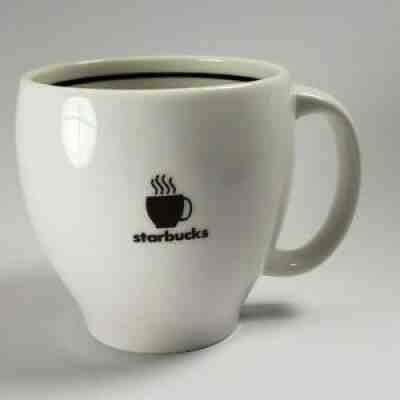 Starbucks Abbey Coffee Mug 14 Oz Steaming Cup Logo Brown White 2004 - Sold on eBay Sep 02, 2021 for $16.99