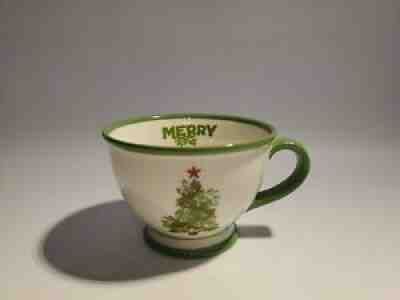 STARBUCKS HOLIDAY 2007 COFFEE TEA MUG XMAS TREE MERRY COLLECTIBLE 10 oz GREEN - Sold on eBay Aug 14, 2021 for $18.00